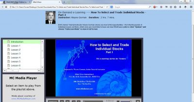 Elliot Wave – How To Select and Trade Individual Stocks 2012