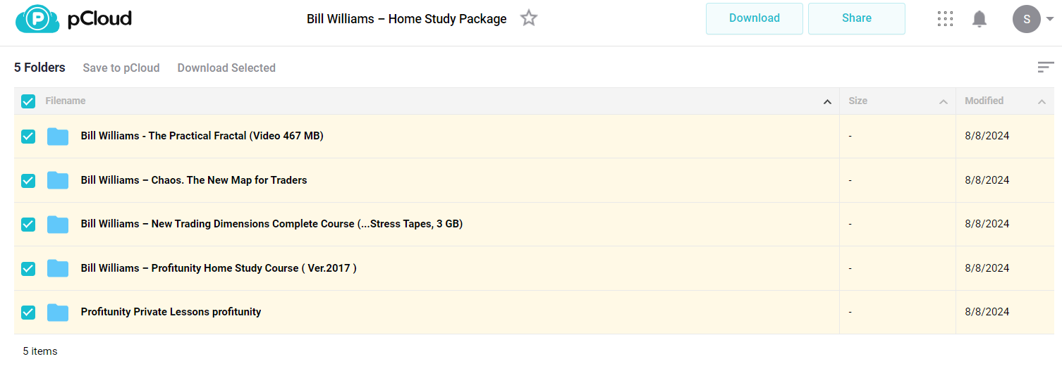 Bill Williams – Home Study Package