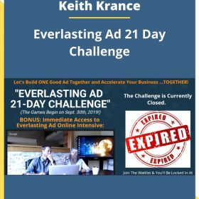 Keith Krance – Everlasting Ad 21 Day Challenge