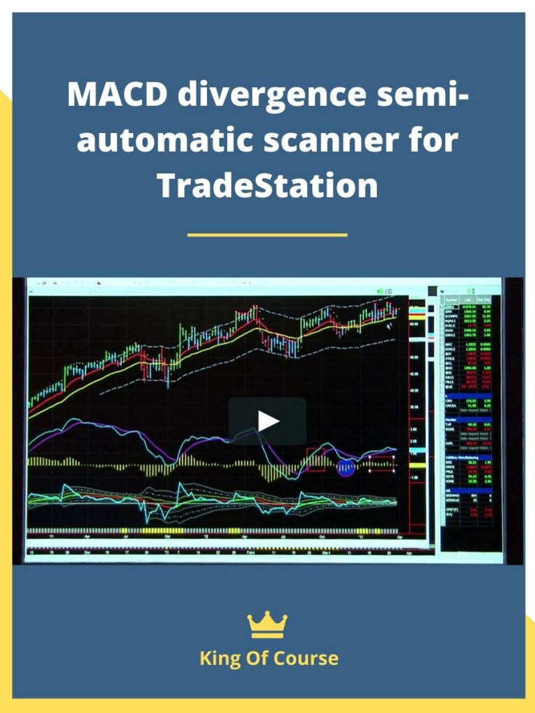 MACD divergence semiautomatic scanner for TradeStation LOADCOURSE