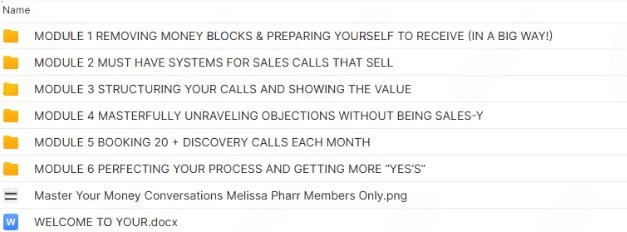 Melissa Pharr – Master Your Money Conversations 2020