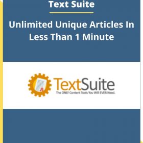 Text Suite – Unlimited Unique Articles In Less Than 1 Minute