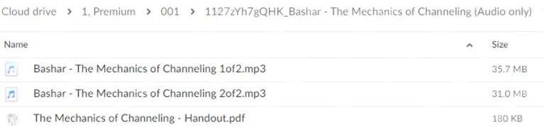 Bashar – The Mechanics of Channeling (Audio only)