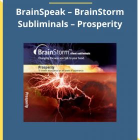 BrainSpeak – BrainStorm Subliminals – Prosperity