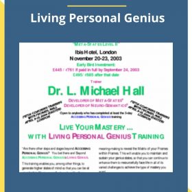 Michael Hall – Living Personal Genius