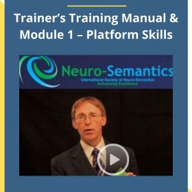 Michael Hall – Trainer’s Training Manual & Module 1 – Platform Skills