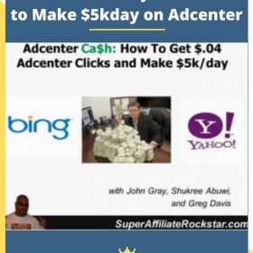 Adcenter Cash System – How to Make $5kday on Adcenter