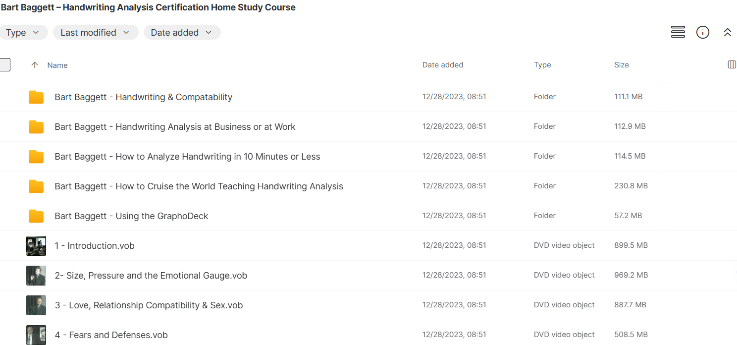 Bart Baggett – Handwriting Analysis Certification Home Study Course