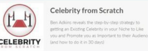 Ben Adkins – Celebrity from Scratch