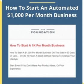 Dane Maxwell – How To Start An Automated $1,000 Per Month Business