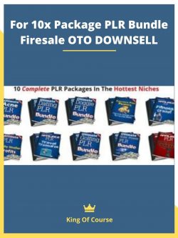 Download For 10x Package PLR Bundle Firesale OTO DOWNSELL