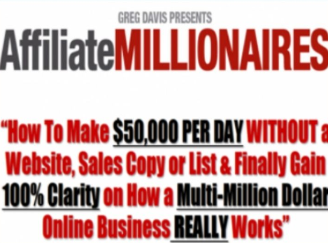Greg Davis – Affiliate Millionaires 2017 ( Super Affiliate Rockstar Live + Bonus)