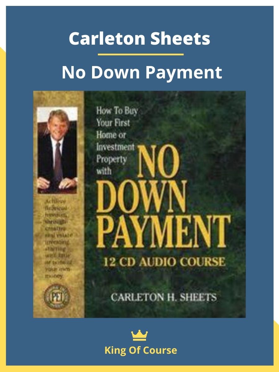 Carleton Sheets – No Down Payment | LOADCOURSE - Best Discount Trading