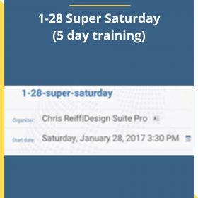 Chris Reiff – 1-28 Super Saturday (5 day training)