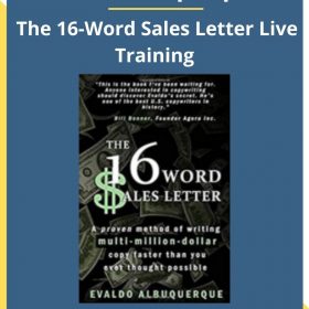 Evaldo Albuquerque – The 16-Word Sales Letter Live Training