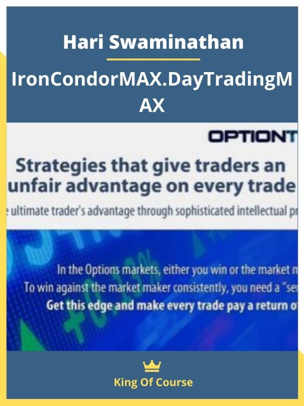 Hari Swaminathan- IronCondorMAX.DayTradingMAX