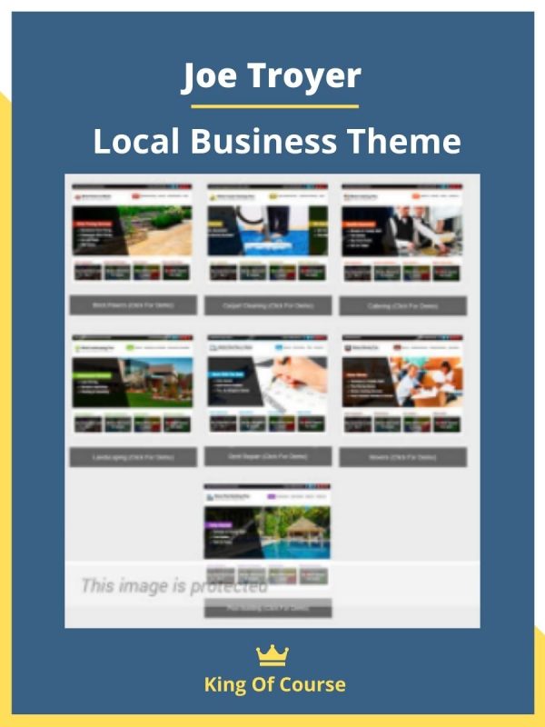 Joe Troyer – Local Business Theme