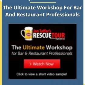 Jon Taffer – The Ultimate Workshop For Bar And Restaurant Professionals