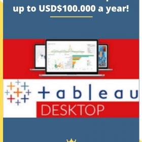 Learn Tableau Desktop earn up to USD$100.000 a year!