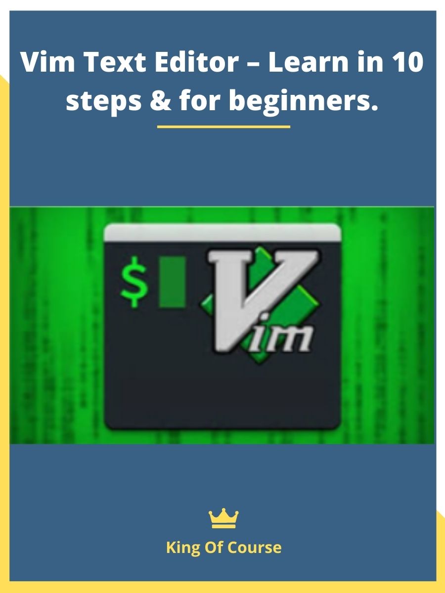 Vim Text Editor – Learn in 10 steps & for beginners. | LOADCOURSE ...