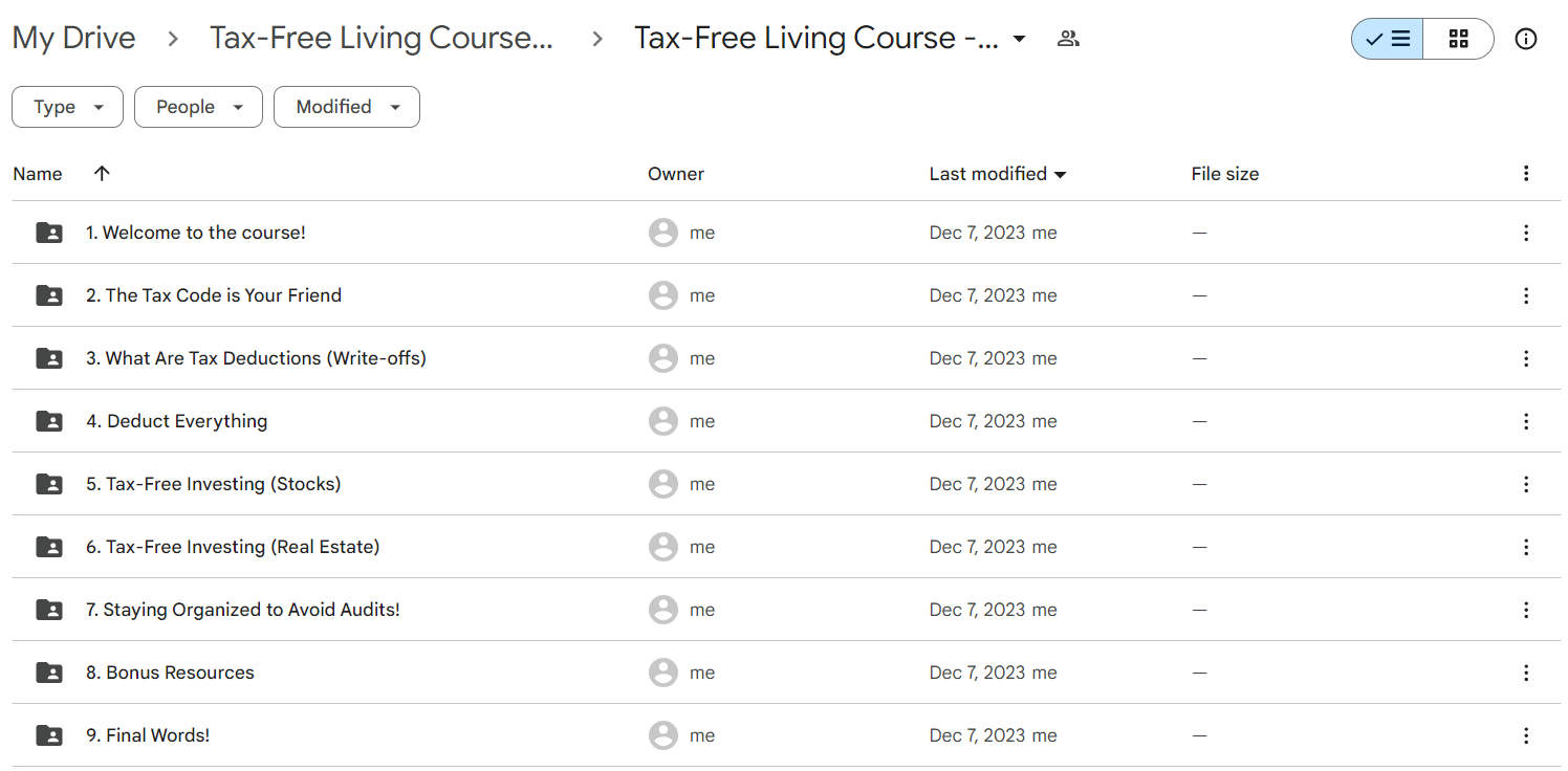 carter cofield – tax-free living course – your blueprint to tax free living 