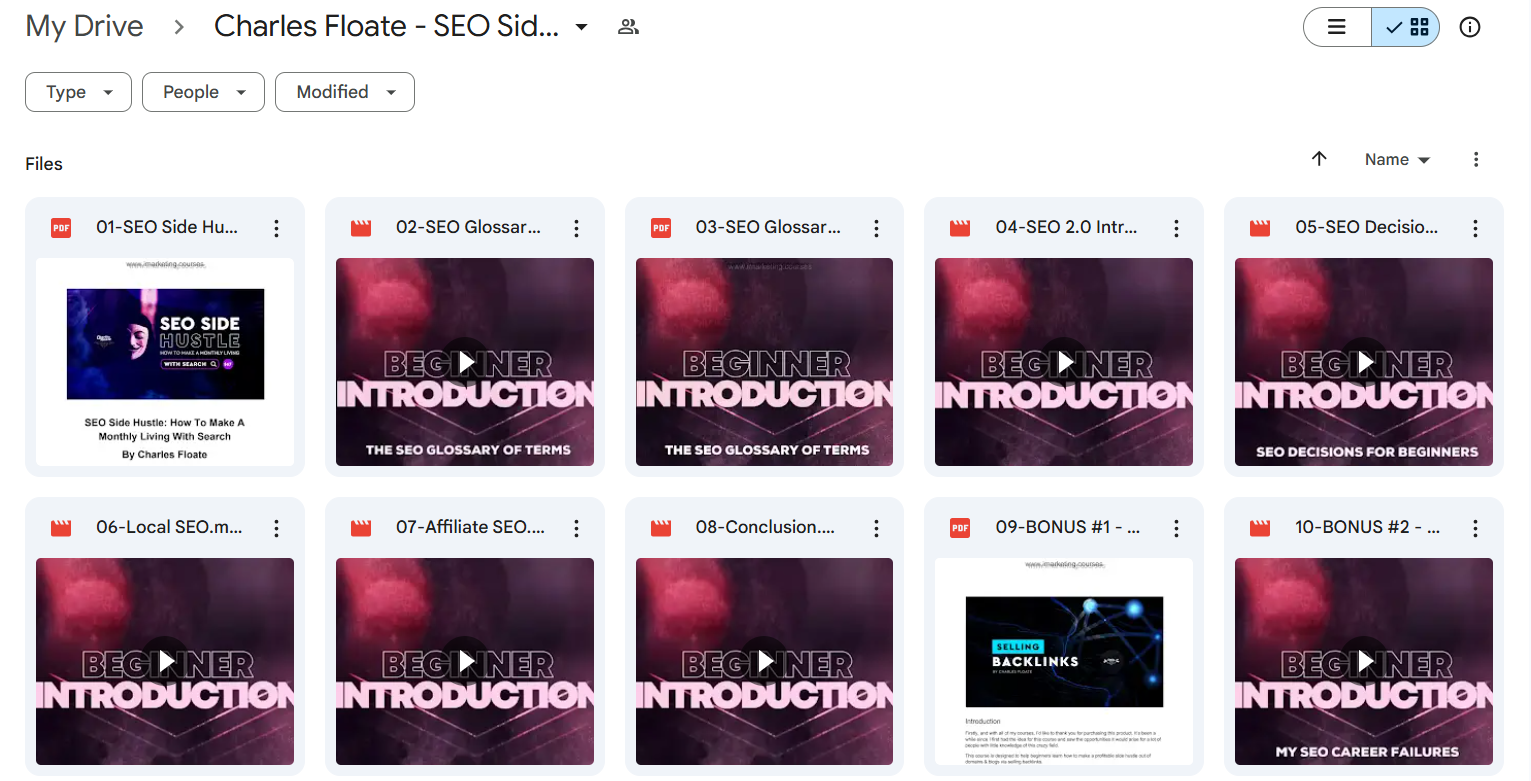 SEO Side Hustle 2.0 By Charles Floate For Download