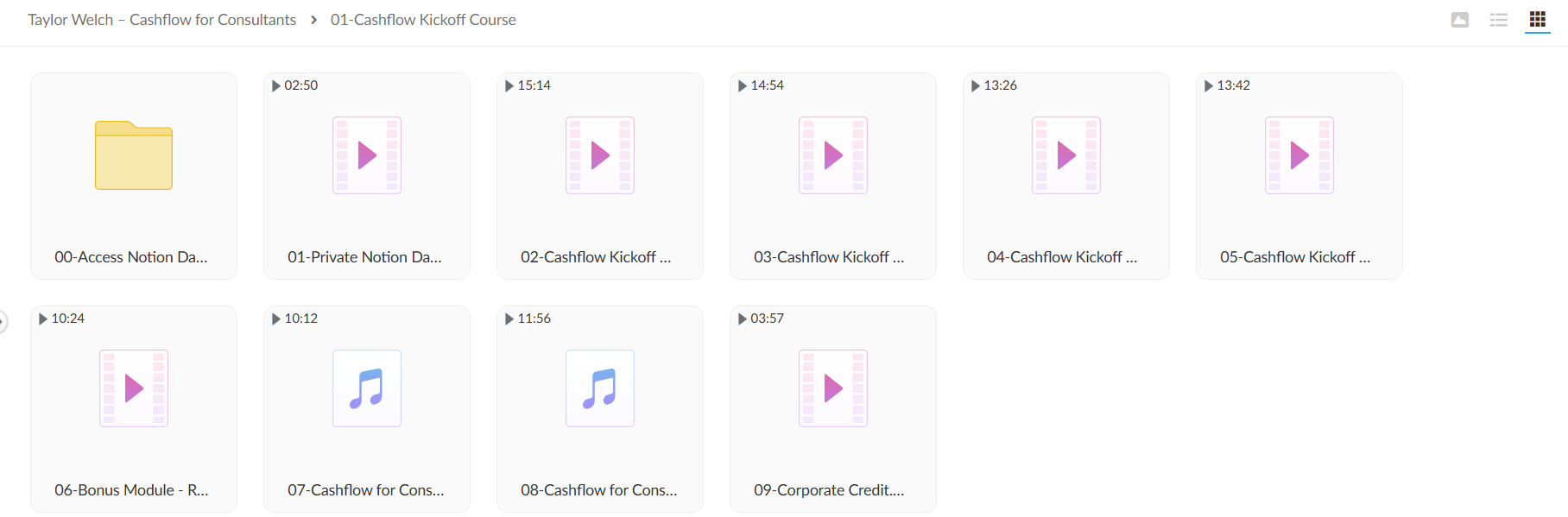 Taylor Welch's Cashflow for Consultants 2023 For Download