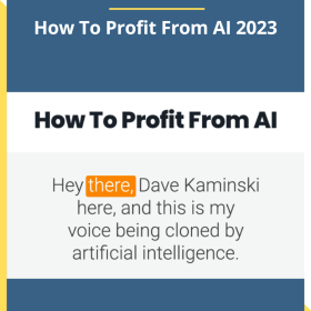 Dave Kaminski – How To Profit From AI 2023