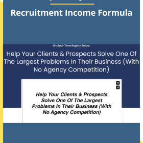 Joe Troyer – Recruitment Income Formula