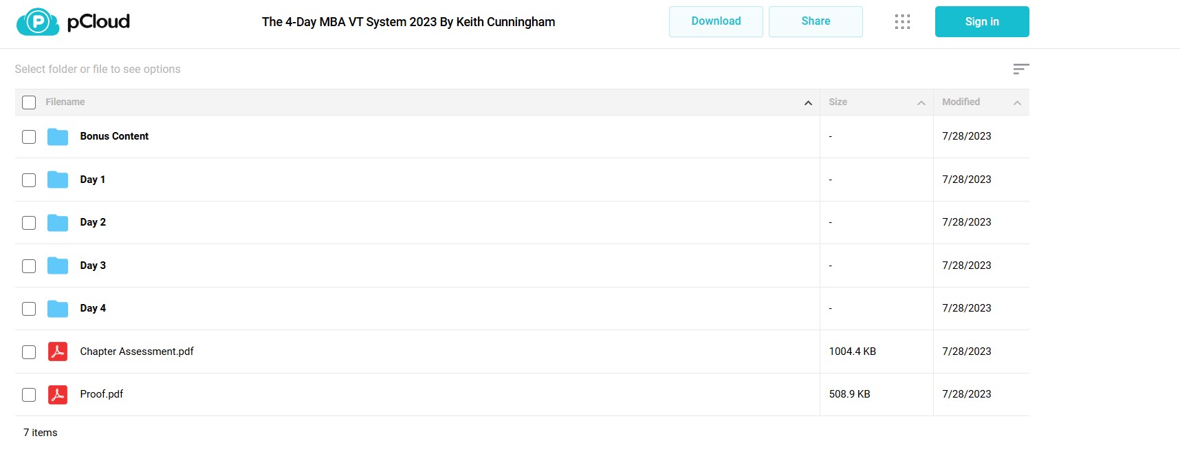 Keith Cunningham – The 4-Day MBA VT System 2023