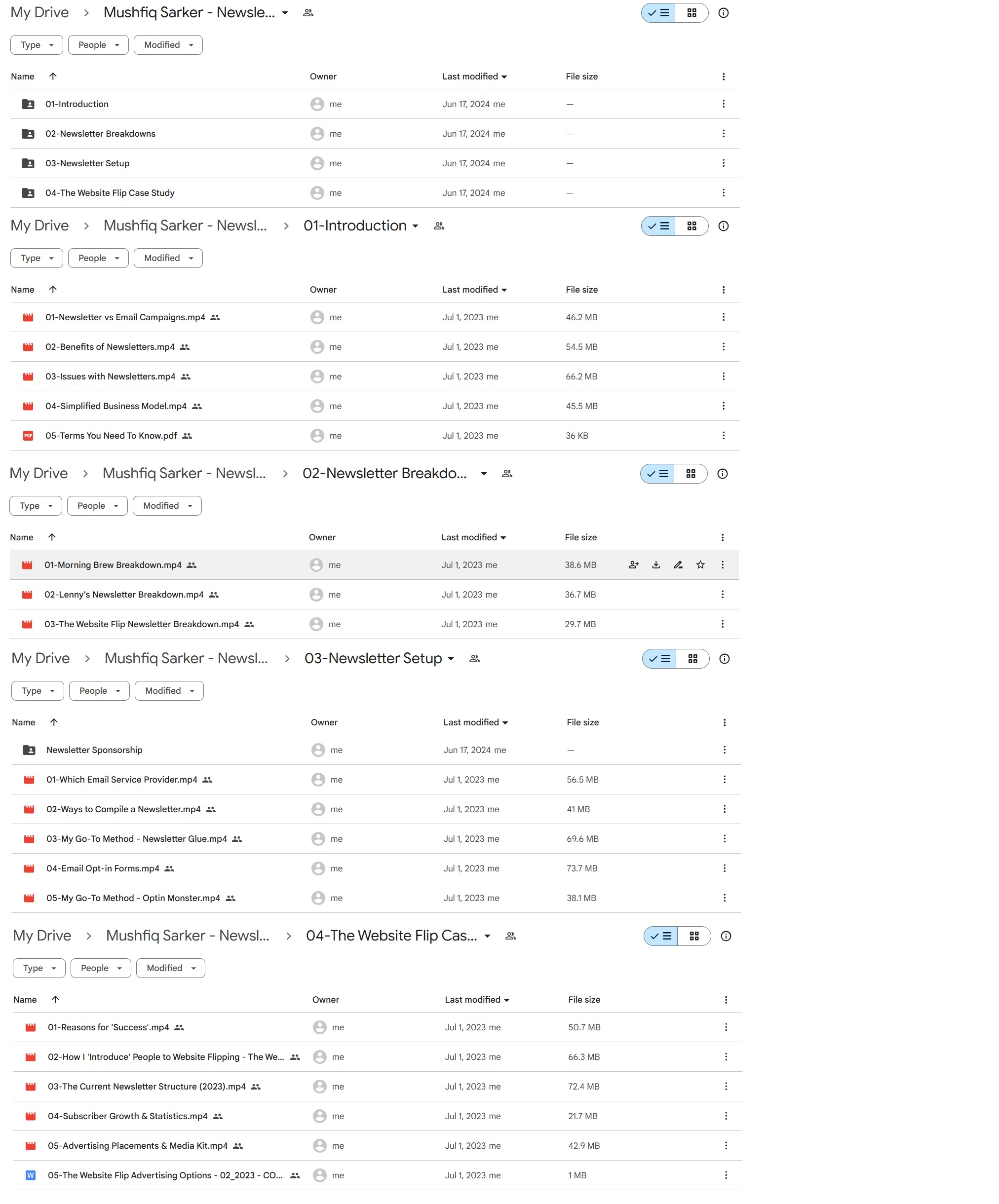 Mushfiq Sarker's Newsletters for Niche Sites Course 2023 For Download