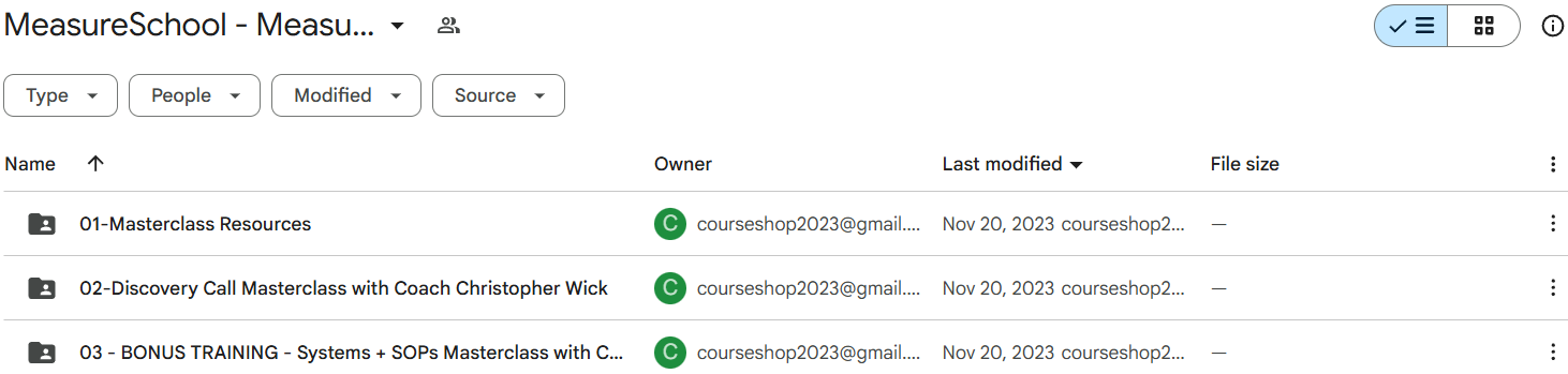 MeasureSchool – MeasureMasters
