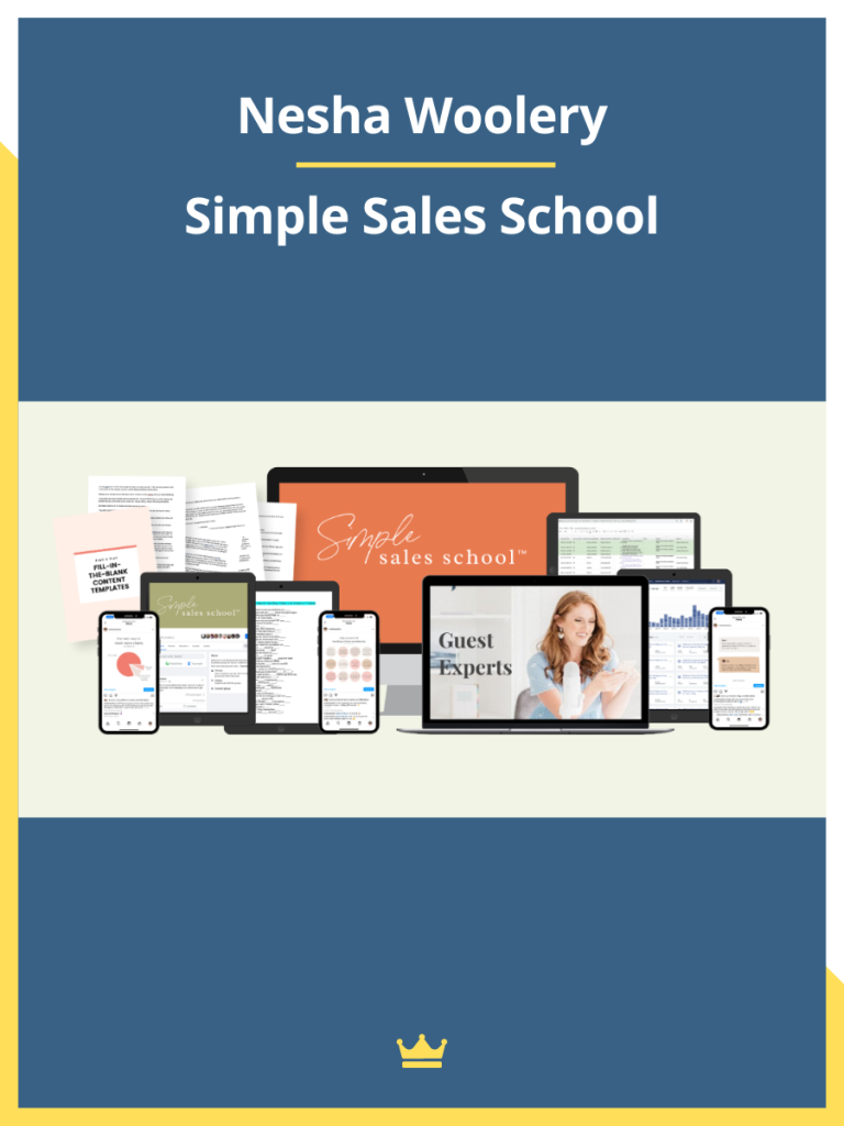 Simple Sales School By Nesha Woolery LOADCOURSE Best Discount