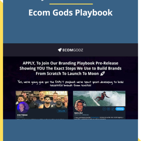 Colty Brah & Saint Dici – Ecom Gods Playbook