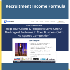 Joe Troyer – Recruitment Income Formula