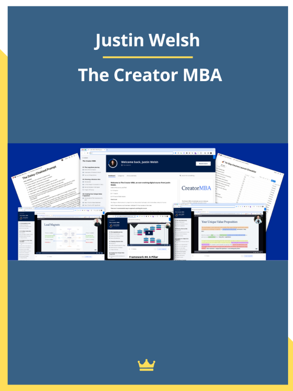 Justin Welsh – The Creator MBA