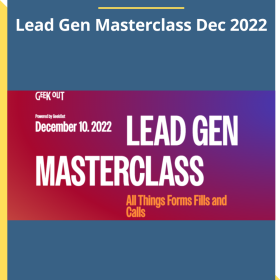 Geekout - Lead Gen Masterclass Dec 2022