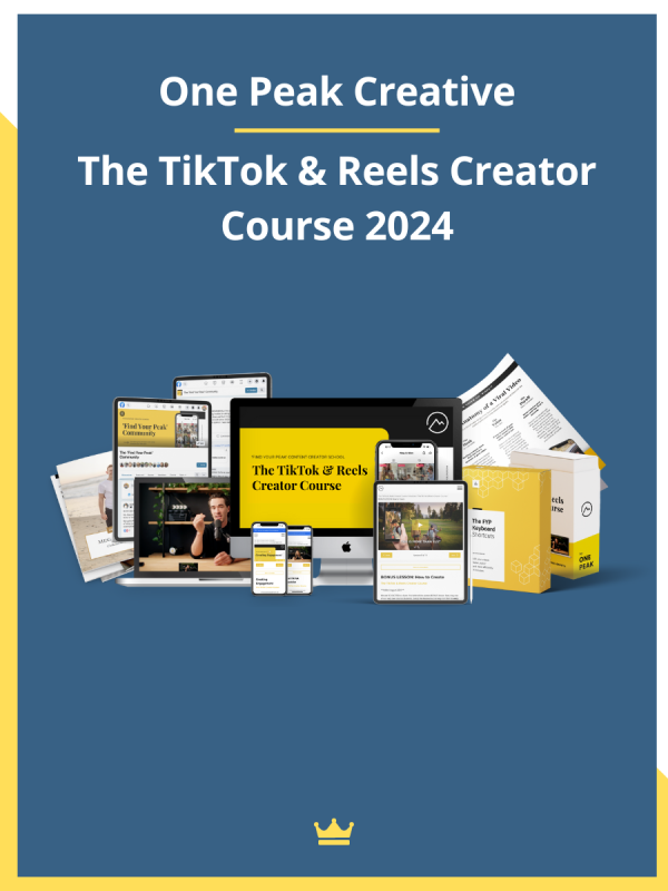 The TikTok & Reels Creator Course 2024 By One Peak Creative