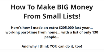 How To Make Big Money From Small Lists By Doberman Dan 