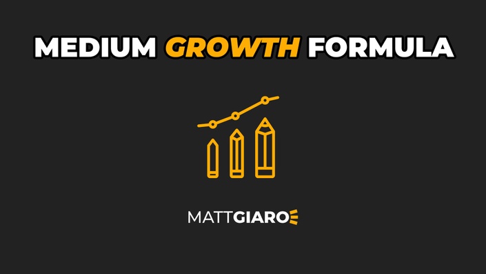 The Medium Growth Formula By Matt Giaro 