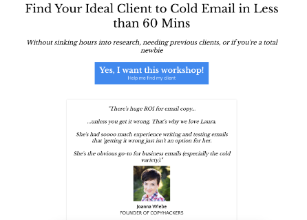 Laura Lopuch – Find Your Lead Workshop