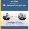 Divi Business Expert Course By Tim Strifler & David Blackmon - WPGears