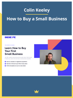 How to Buy a Small Business By Colin Keeley