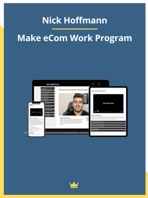 Make eCom Work Program By Nick Hoffmann Free Download