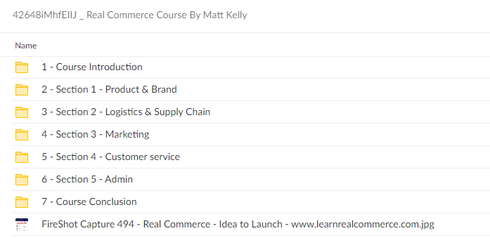 Matt Kelly – Real Commerce Course Download