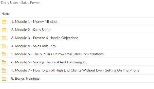 The Sales Power Program By Emily Utter Free Download