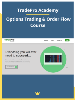 Download TradePro Academy Options Trading & Order Flow Course