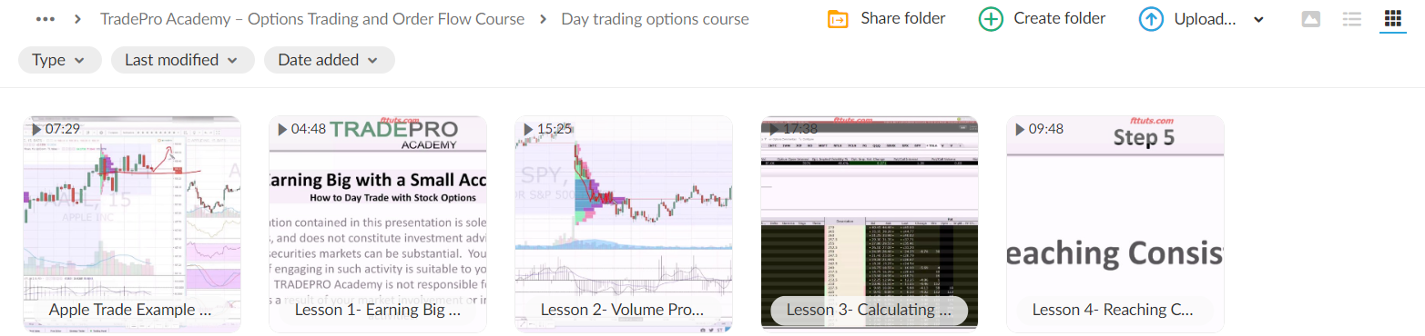 TradePro Academy Options Trading & Order Flow Course