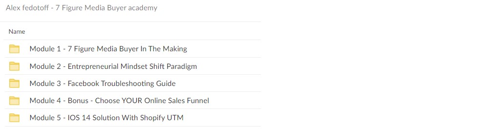 7 Figure Media Buyer Academy For Download
