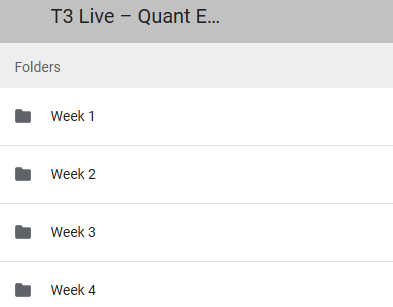 T3 Live – Quant Edge Online Home Study Course